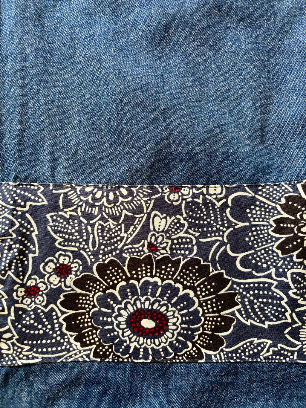 Upcycled Series: Batik & Blue
