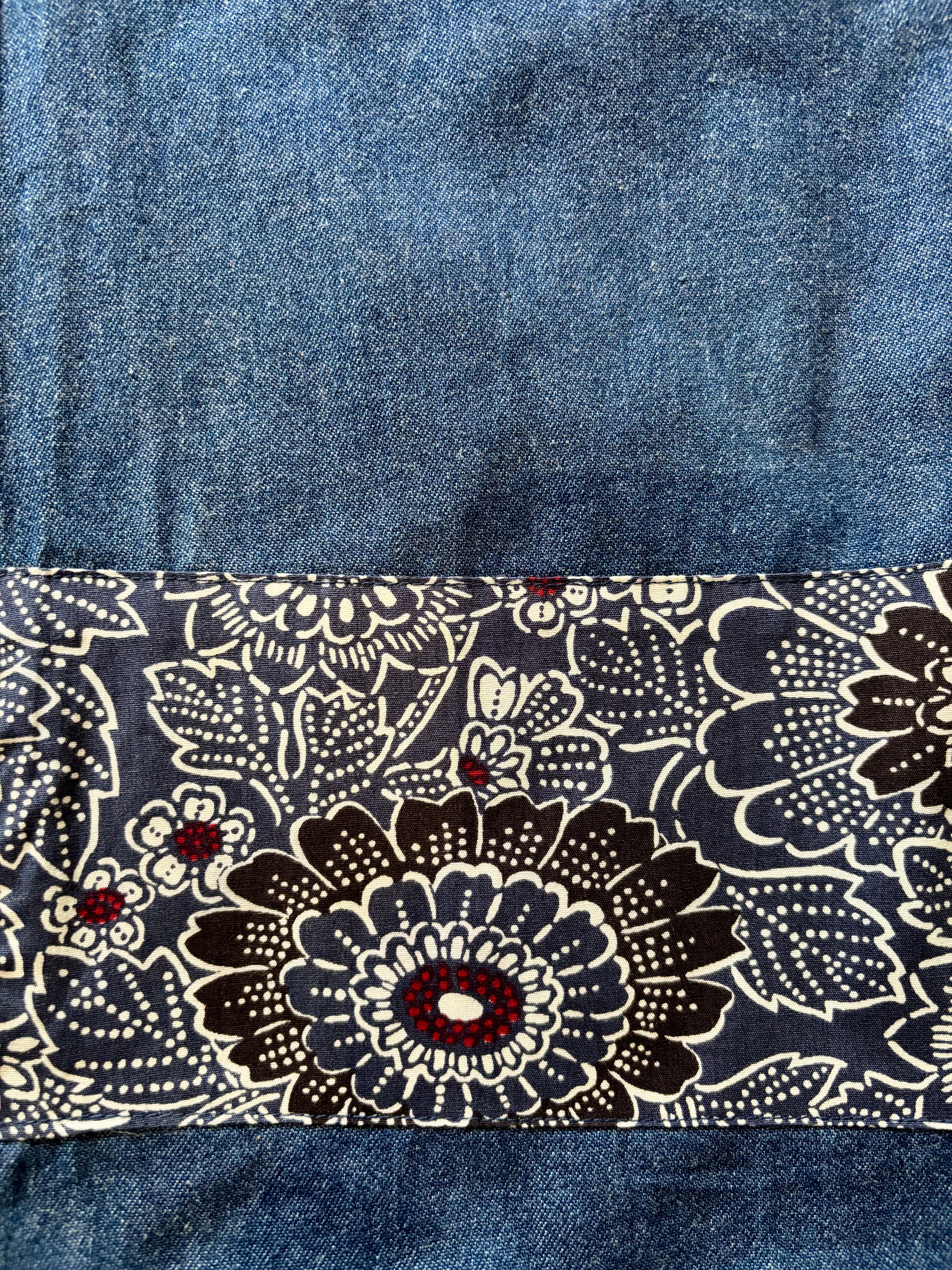 Upcycled Series: Batik & Blue